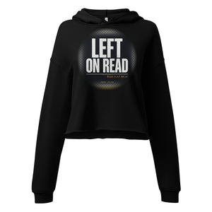 Left on Read women's crop hoodie oversized streetwear Norpex Canada
