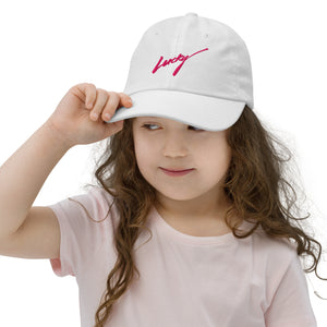 Lucky kids baseball cap yellow embroidered Norpex Canada streetwear children accessories