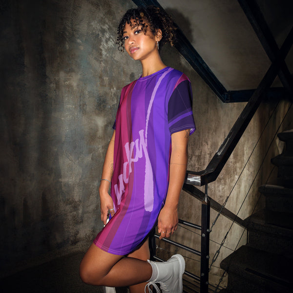Lucky graphic t-shirt dress women streetwear Norpex Canada