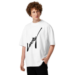 Lucky rainbow graphic unisex organic oversized high neck tee Norpex Canada