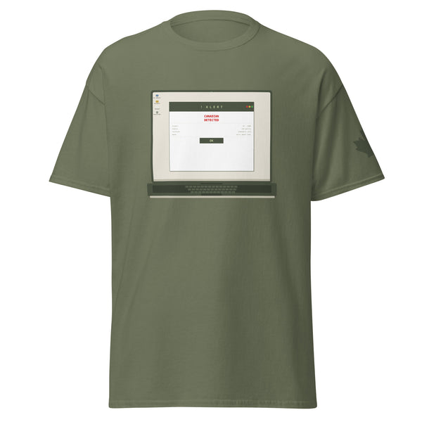 Maple Coded 001 unisex graphic tee Canadian streetwear Norpex