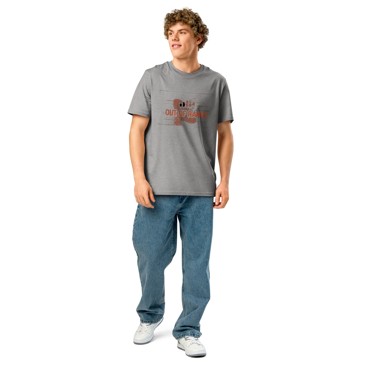 Out of Range unisex organic graphic tee minimal streetwear Norpex Canada