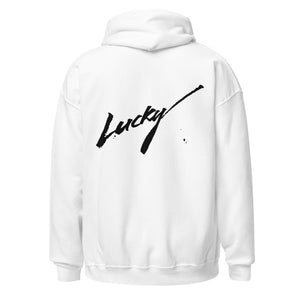 Lucky kids figure graphic hoodie unisex streetwear Norpex Canada back