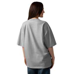 Steeping women's oversized tee — sleepy teacup with heart-shaped steam, Quiet Hours series by Norpex
