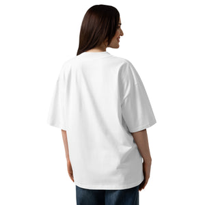 Holding It Together women's oversized tee — cloud hugging a star, Quiet Hours series by Norpex