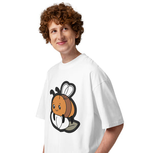 Slow Bloom oversized tee — back view, Quiet Hours series by Norpex